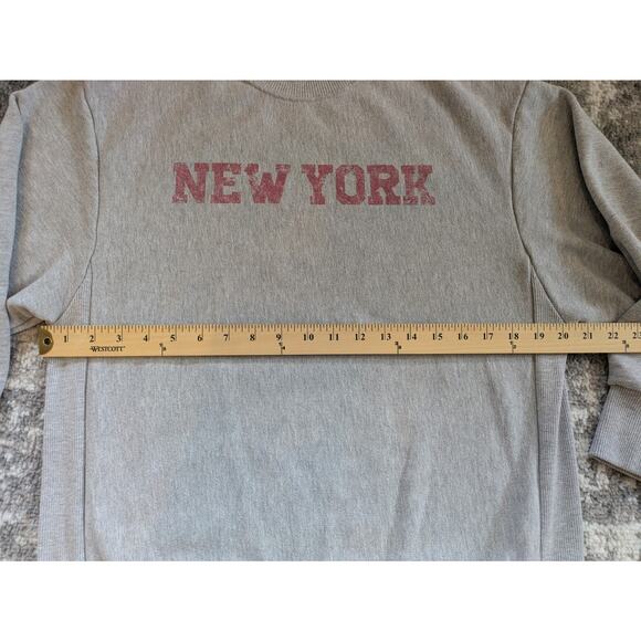 Zara Pullover Sweatshirt NEW YORK Graphic Print - Size Small, Made In Portugal - Picture 7 of 10